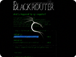 تبلیغ و توسعه‌ی باج‌افزار BlackRouter توسط توسعه‌دهنده‌ی ایرانی